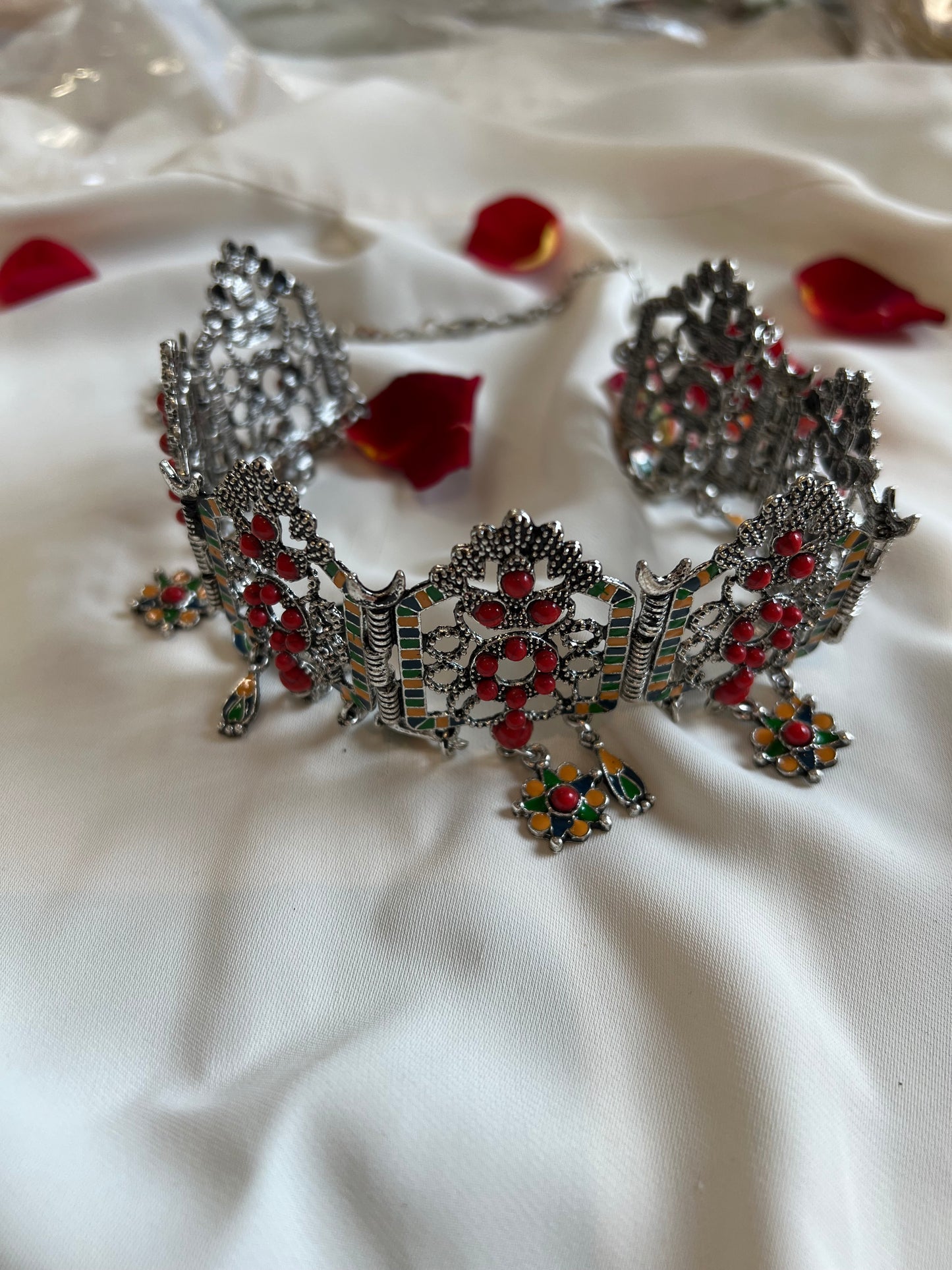 Couronne berbère argentée fantaisie