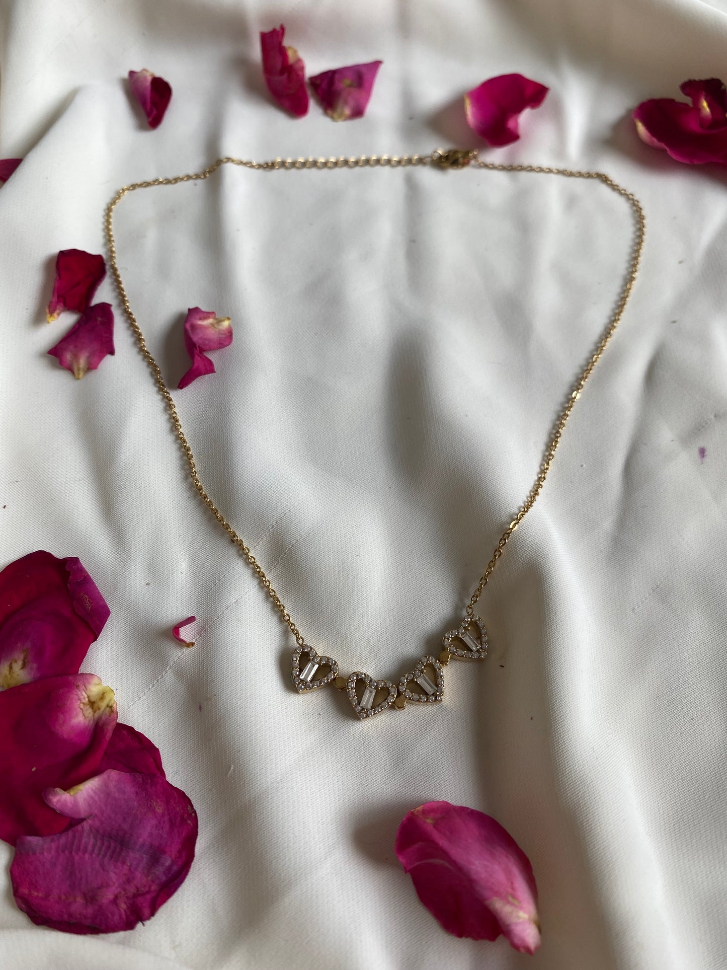 Collier cœur ouvert