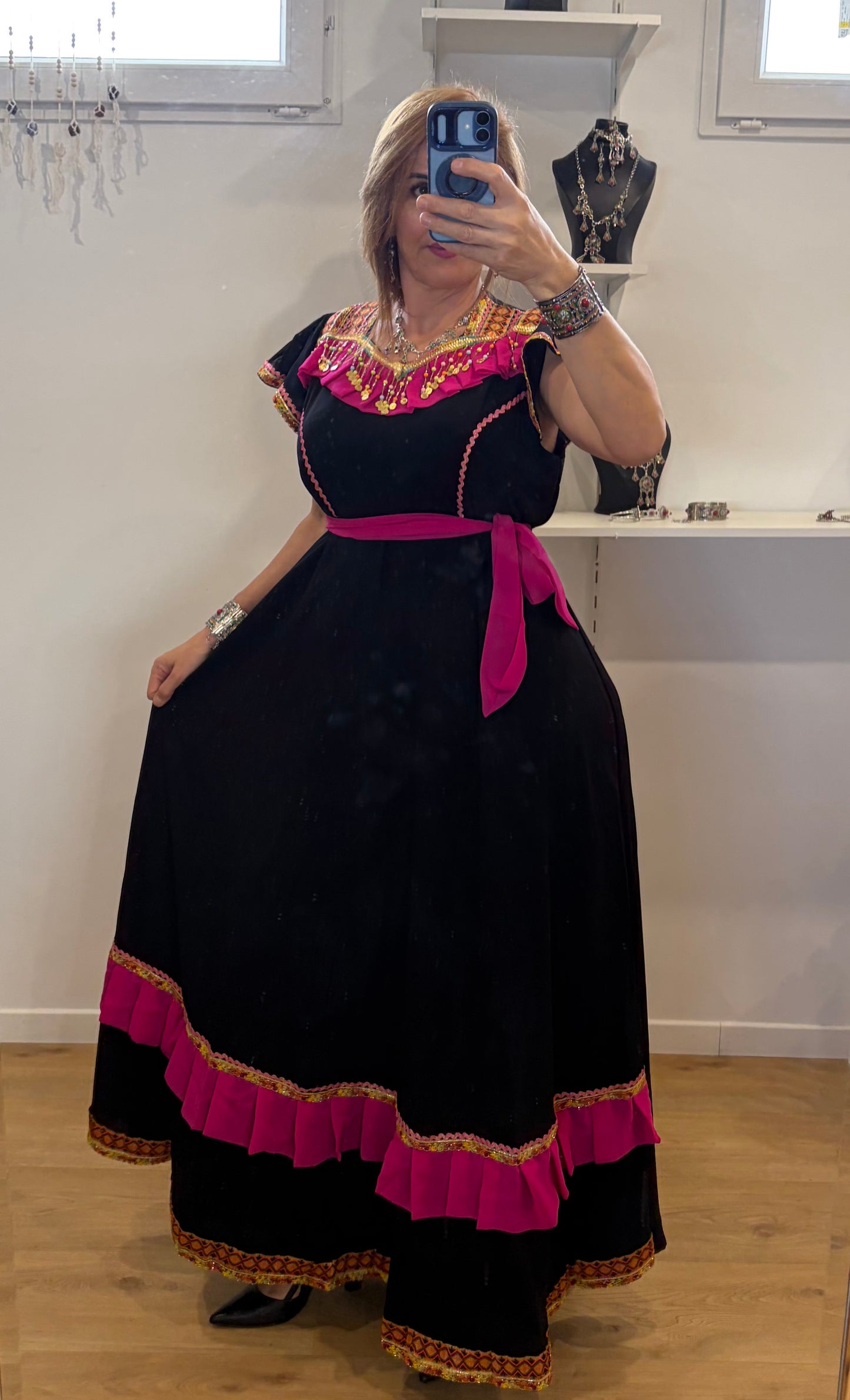 Robe berbère Casandra rose T36/48