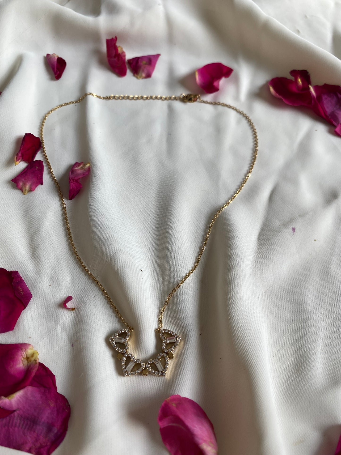 Collier cœur ouvert