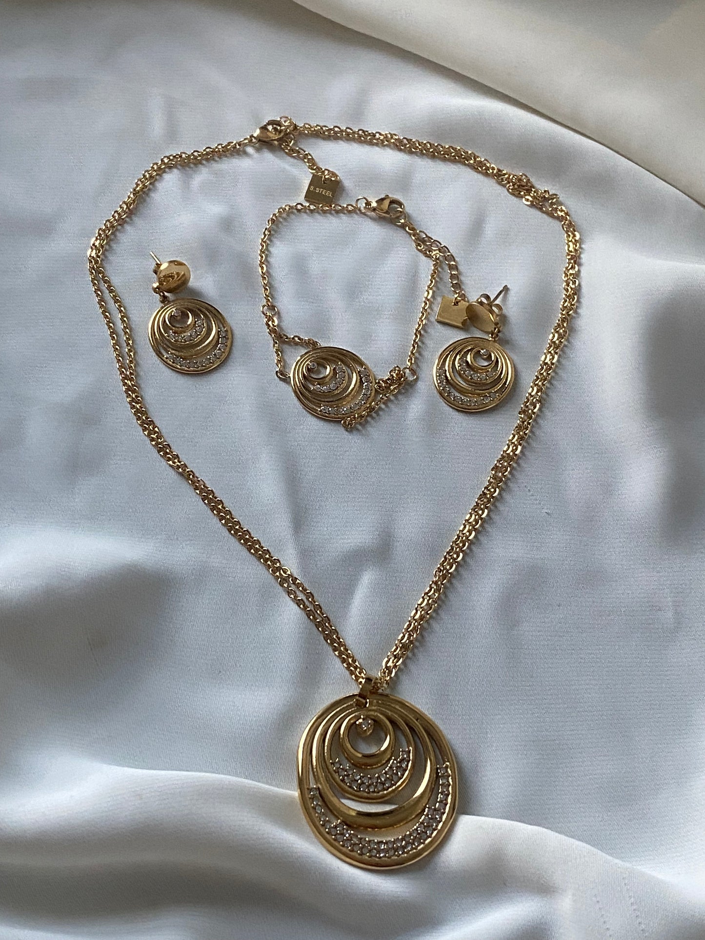 Parure rondelle 3 pièce