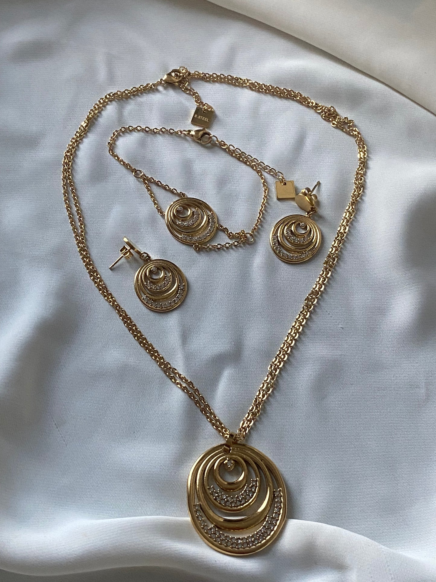 Parure rondelle 3 pièce