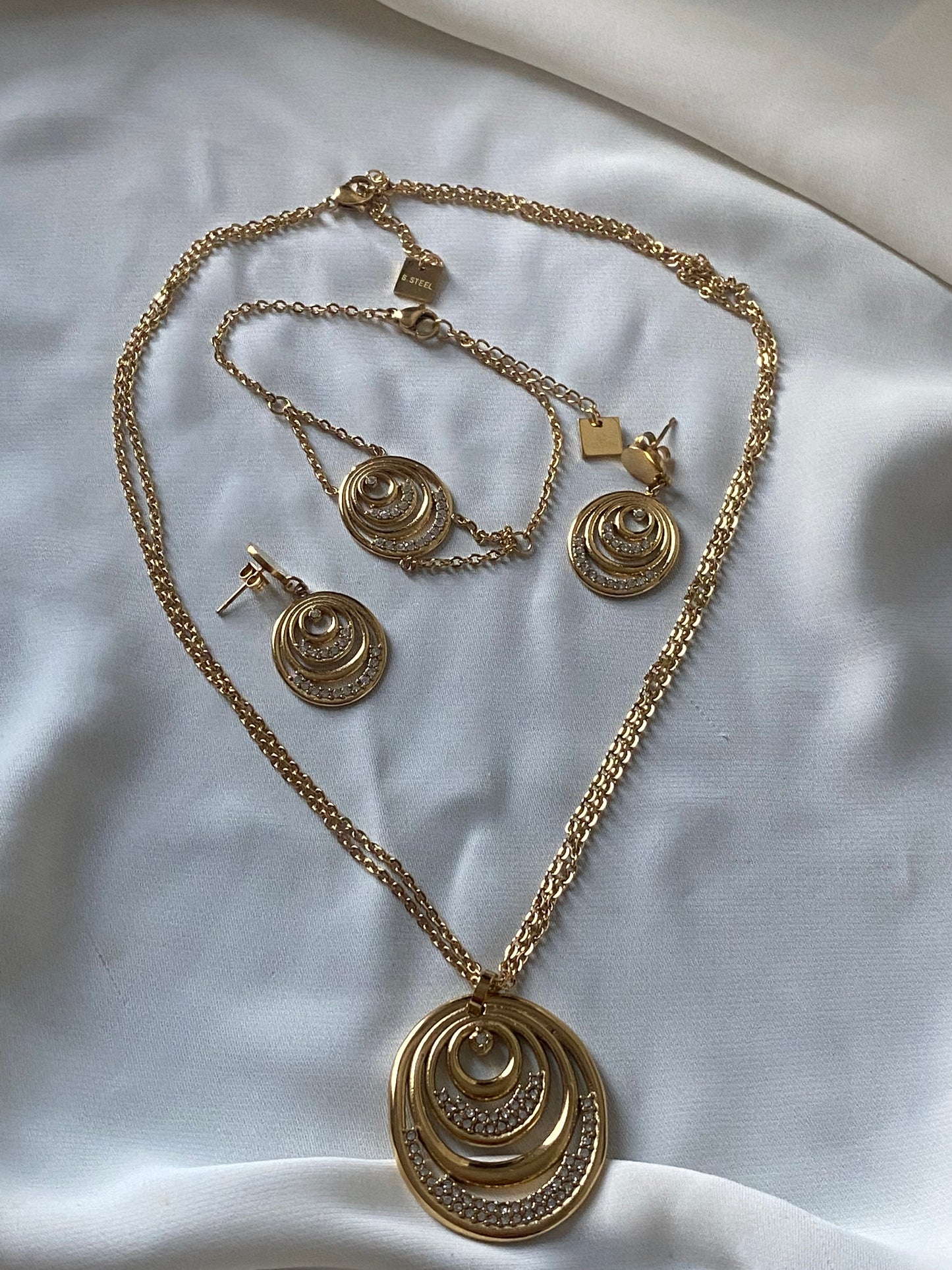 Parure rondelle 3 pièce