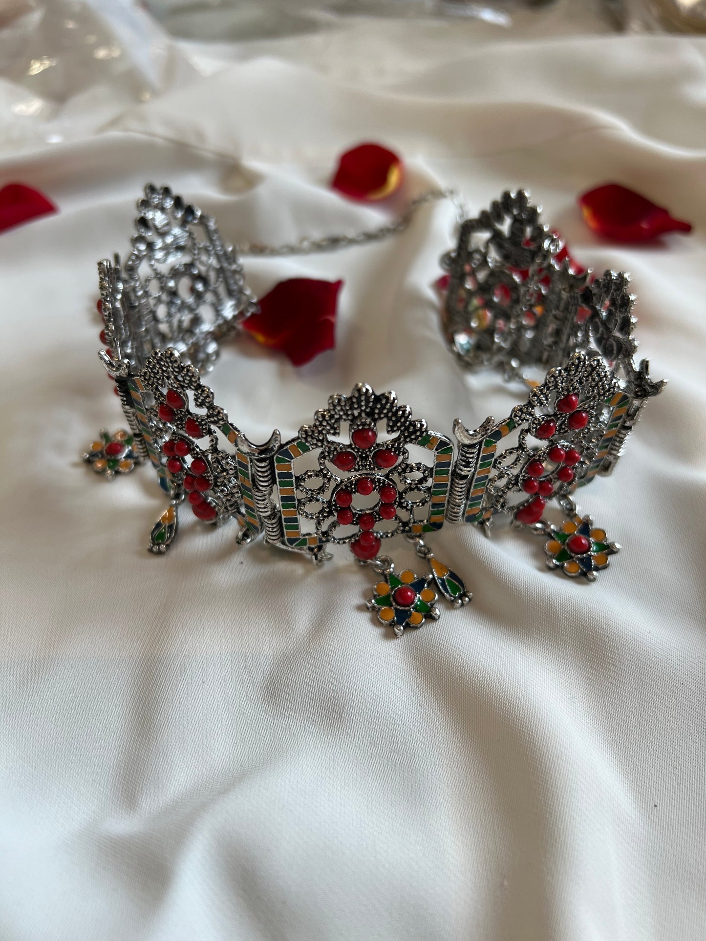 Couronne berbère argentée fantaisie