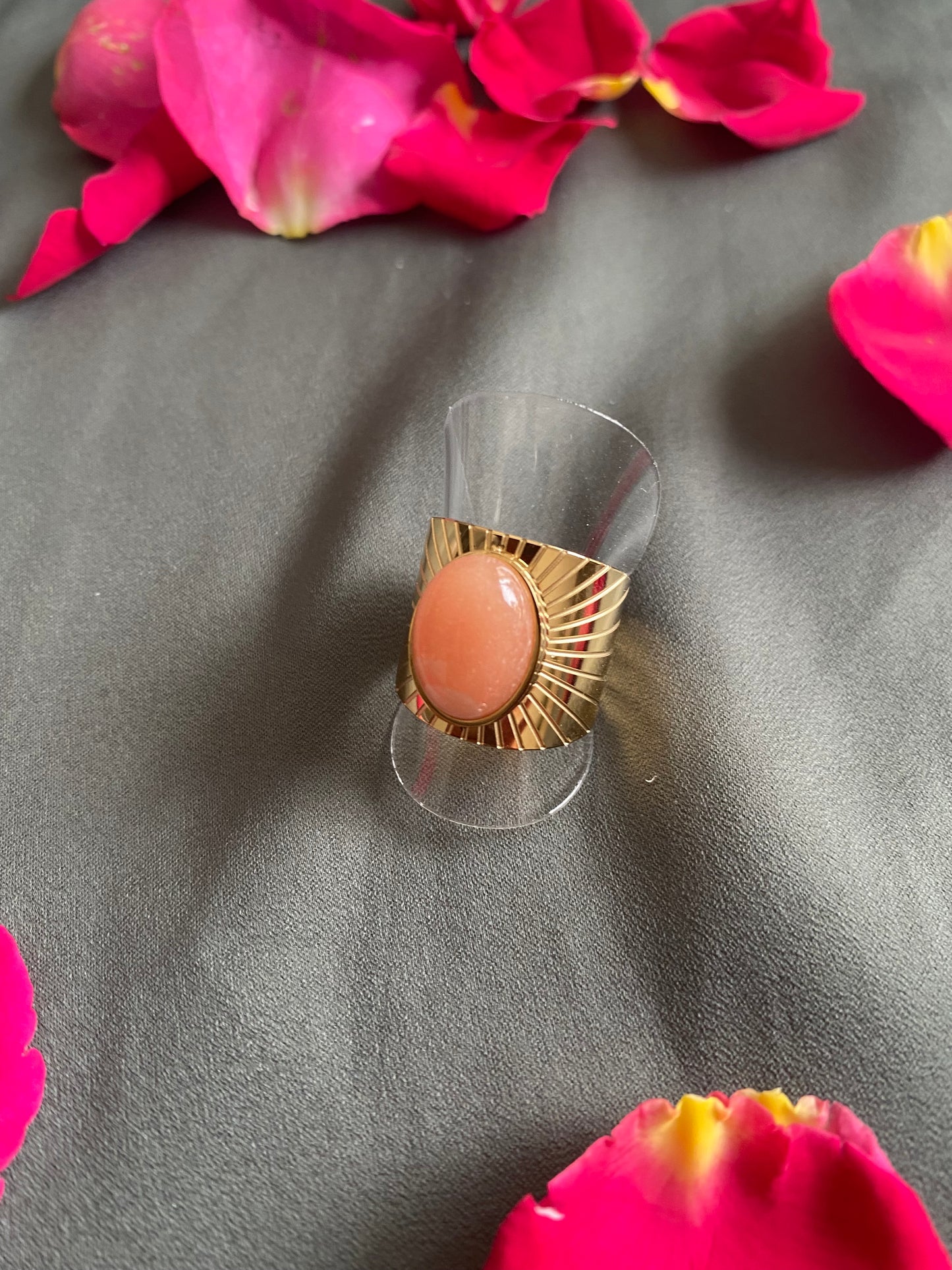 Bague ambre