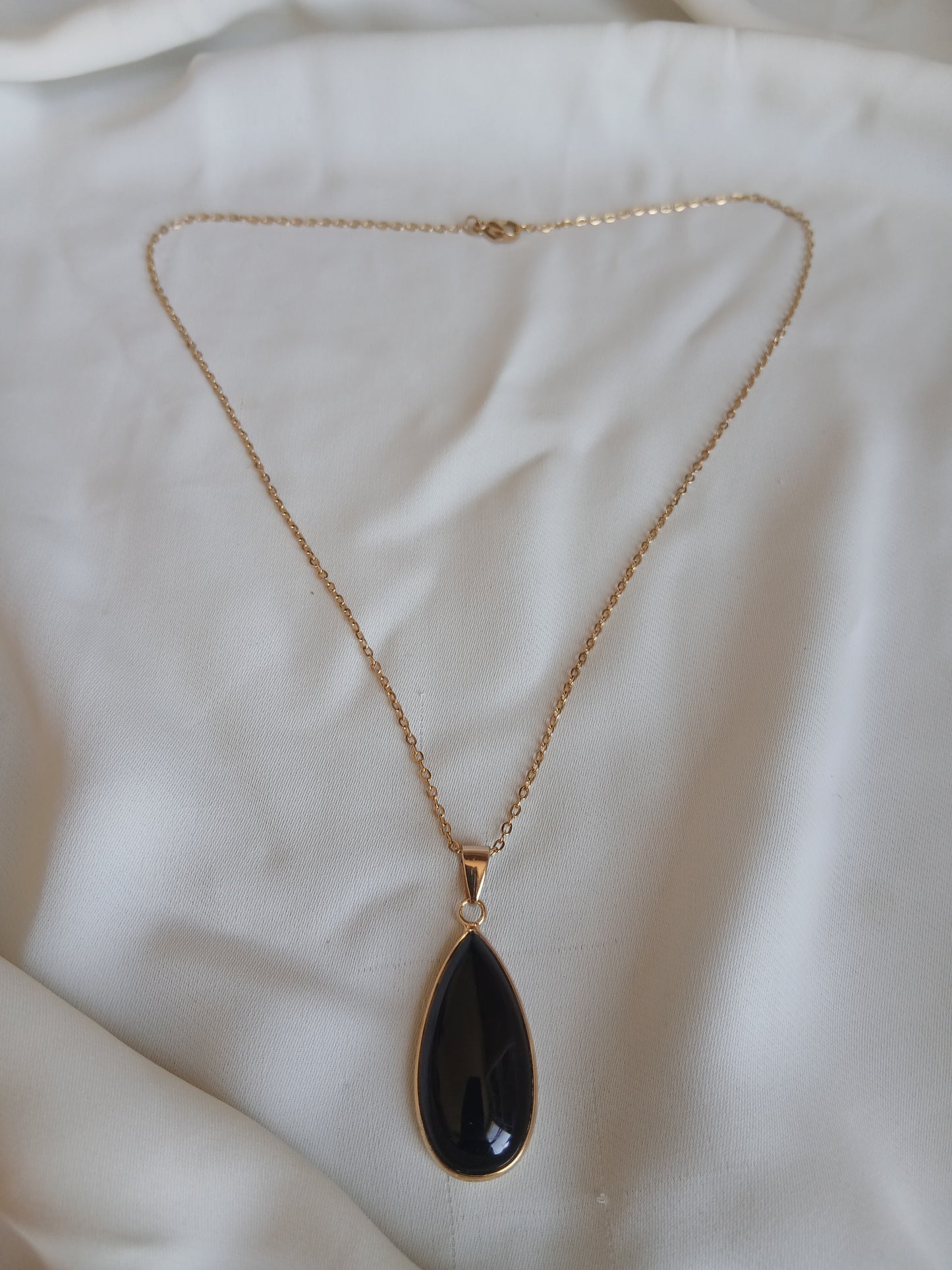 Collier pierre agate