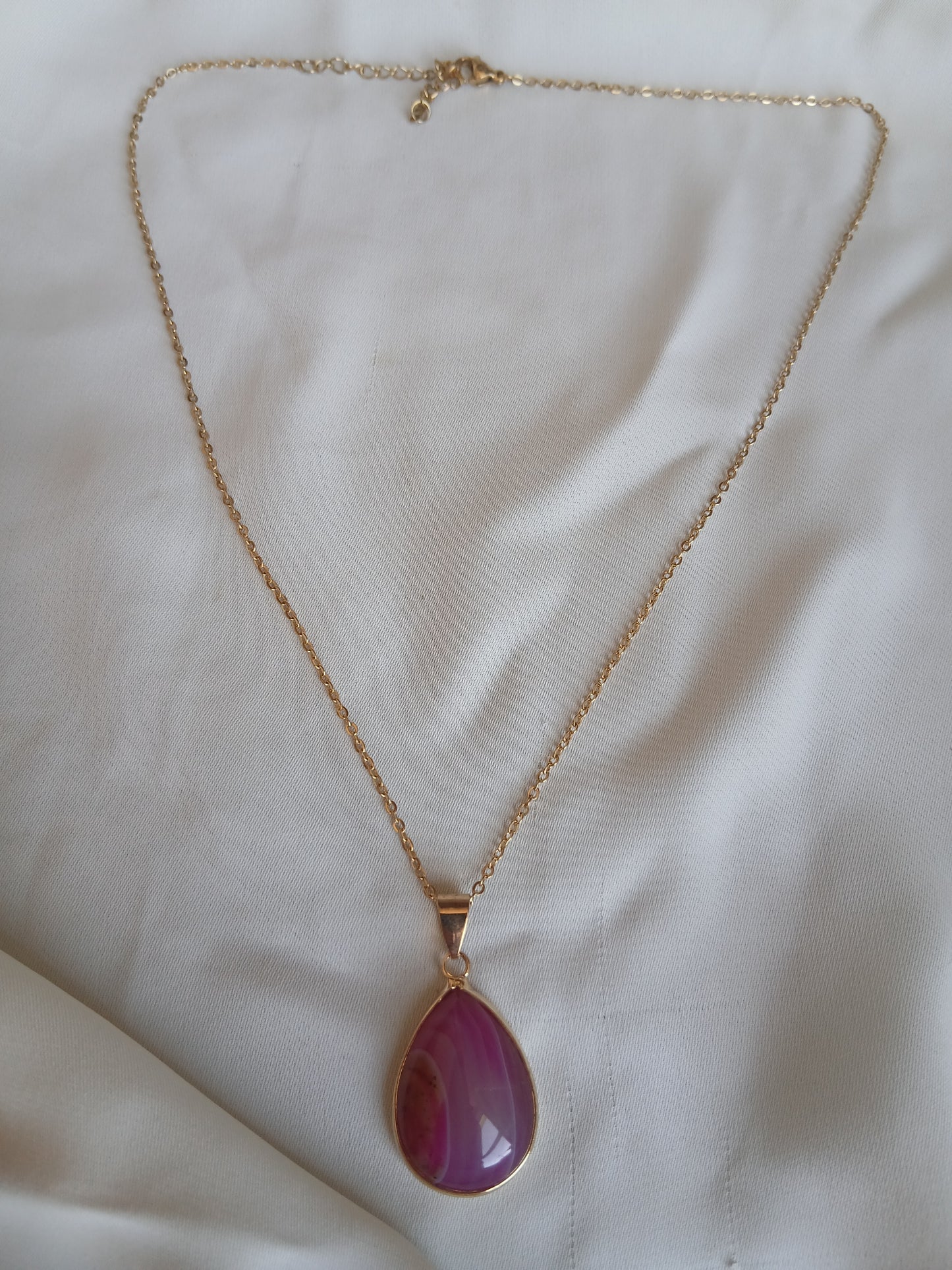 Collier pierre améthyste