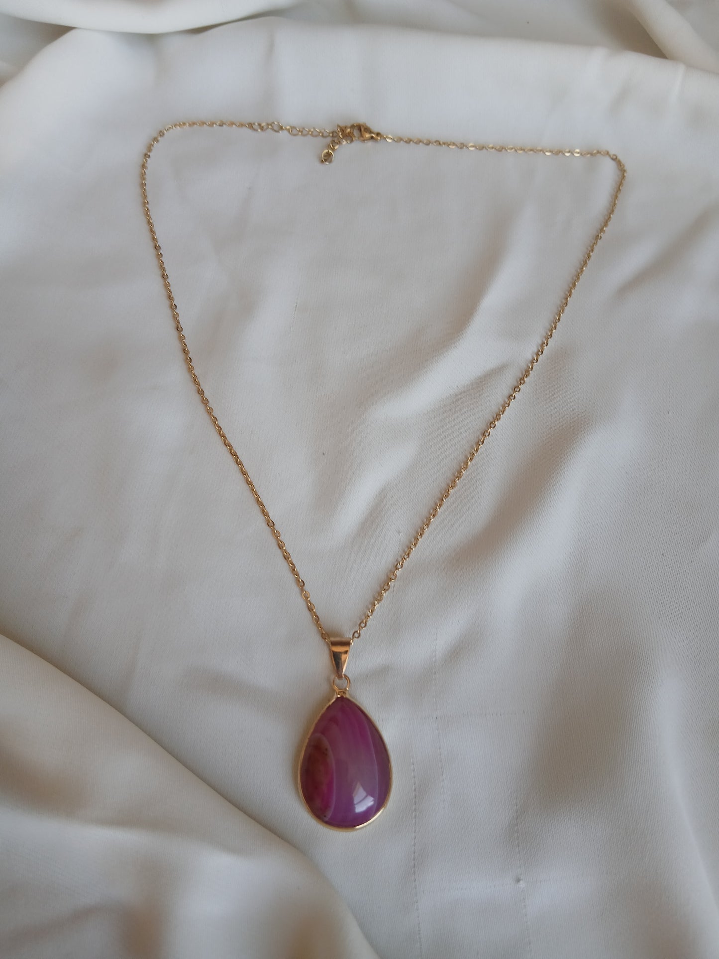 Collier pierre améthyste
