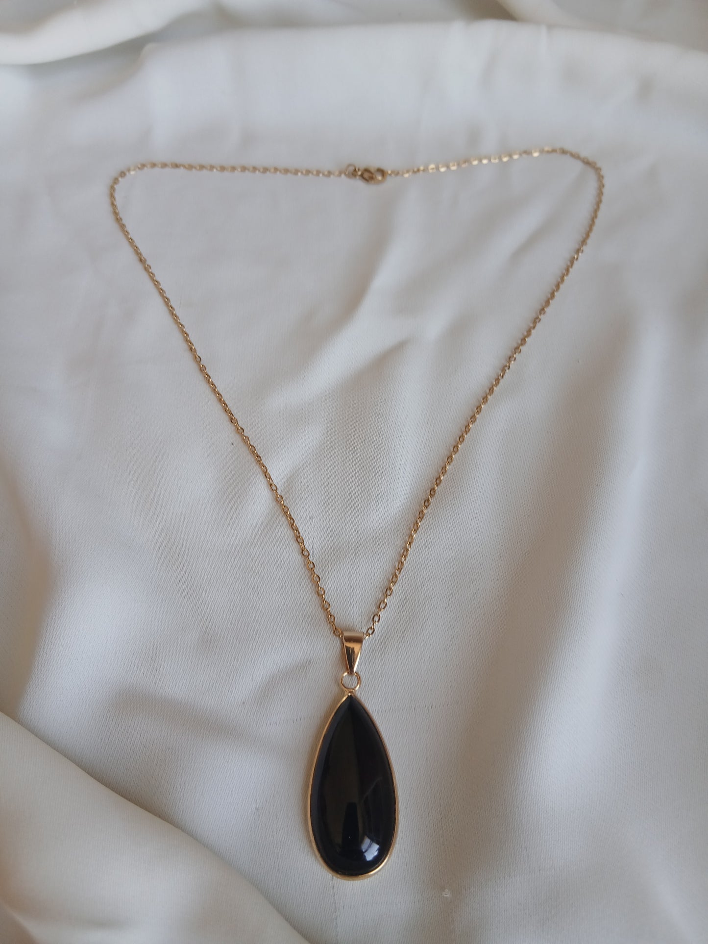 Collier pierre agate