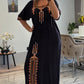 Robes broderie 3/4 taille 36/60