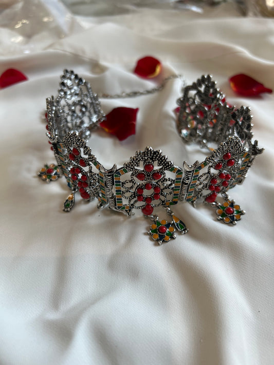 Couronne berbère argentée fantaisie