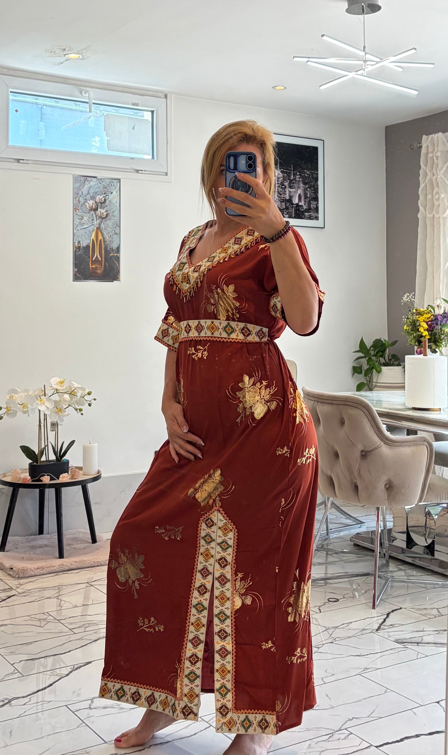 Robes colle V