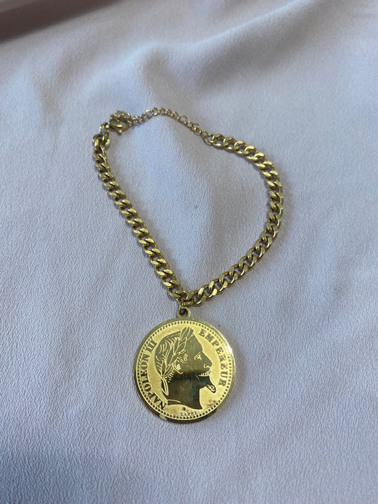 Bracelet pièce Napoléon