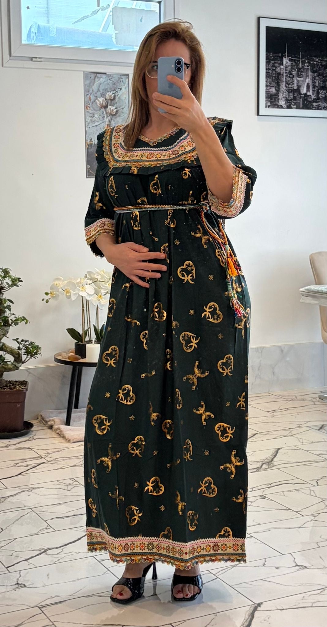 Robes kabyle modèle fleurs