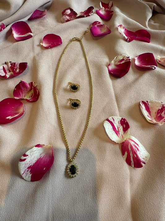 Ensemble perles rose