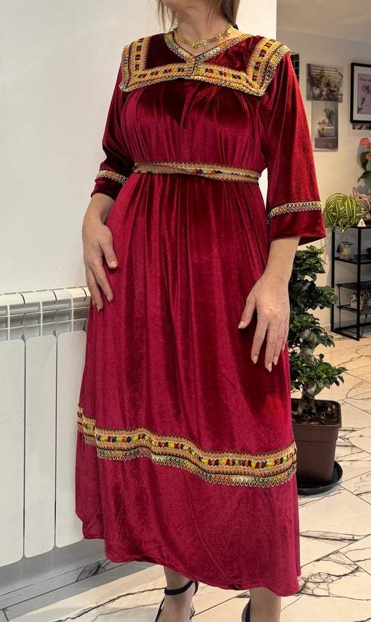 Robes velours ouiza ( 36 jusqu’au 46)