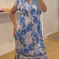 Robes joie de vivre bleu taille 36/48