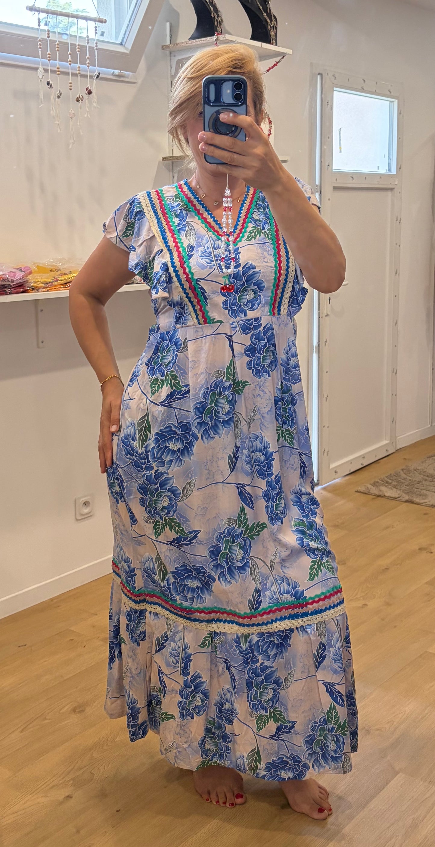 Robes joie de vivre bleu taille 36/48