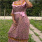 Robes fleuries rosée