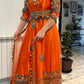 Robes de fête orange ( 36 aux 40)
