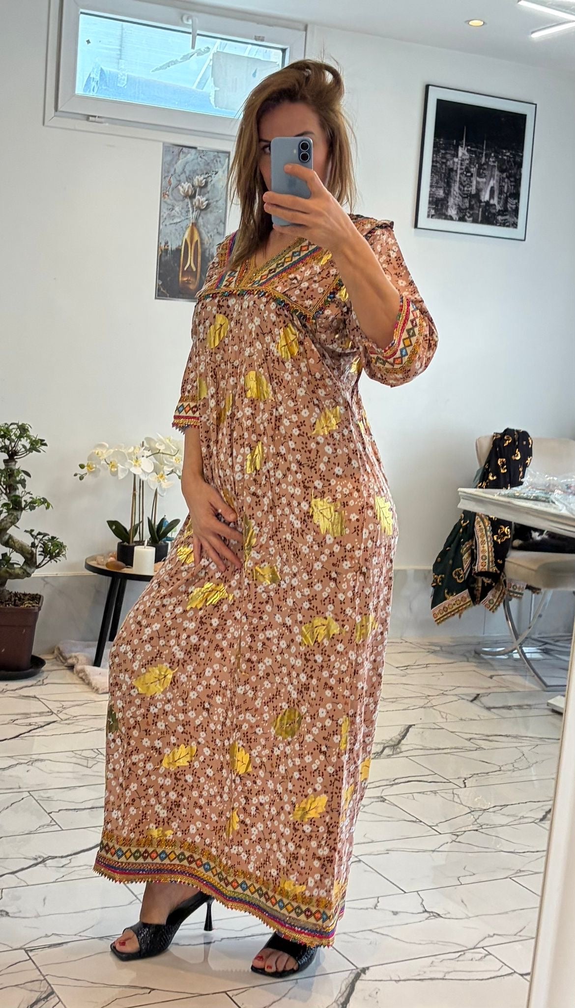 Robes kabyle modèle petite fleurs