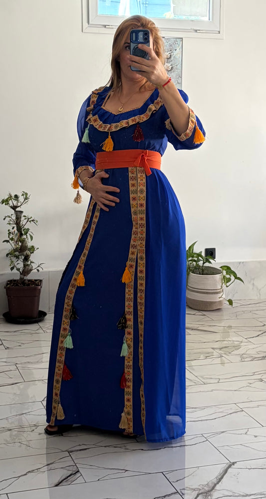 Robe Casandra model 11 bleu T36/48