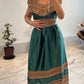 Robes vertes satin français 36/48