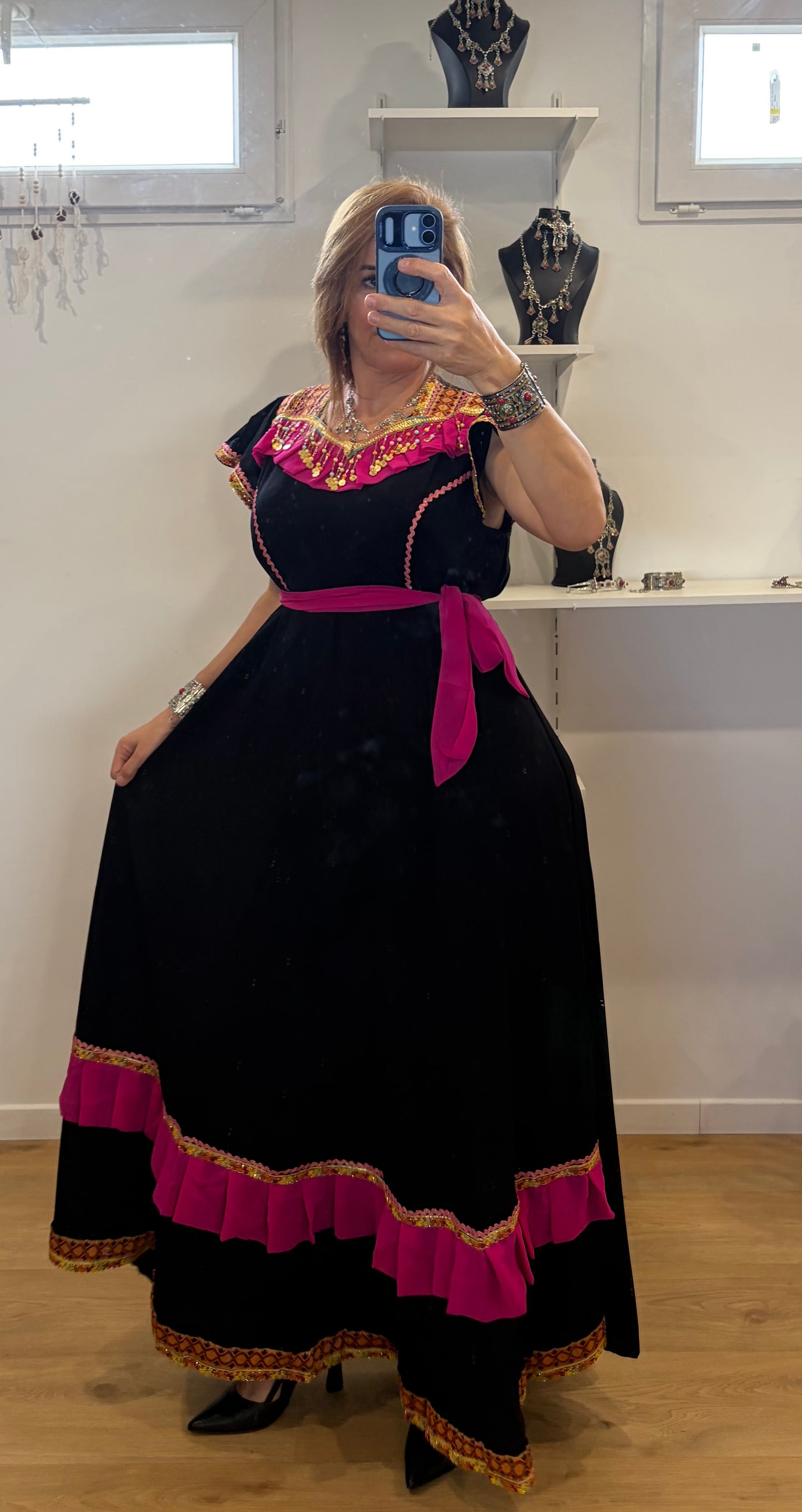 Robe berbère Casandra rose T36/48