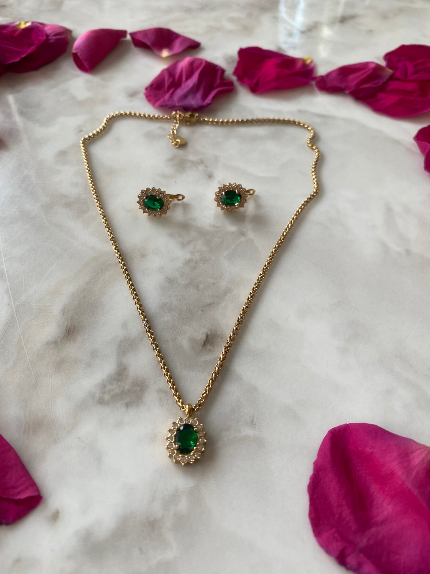 Ensemble Diamant verte