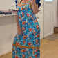 Robe midi bleu T36/46