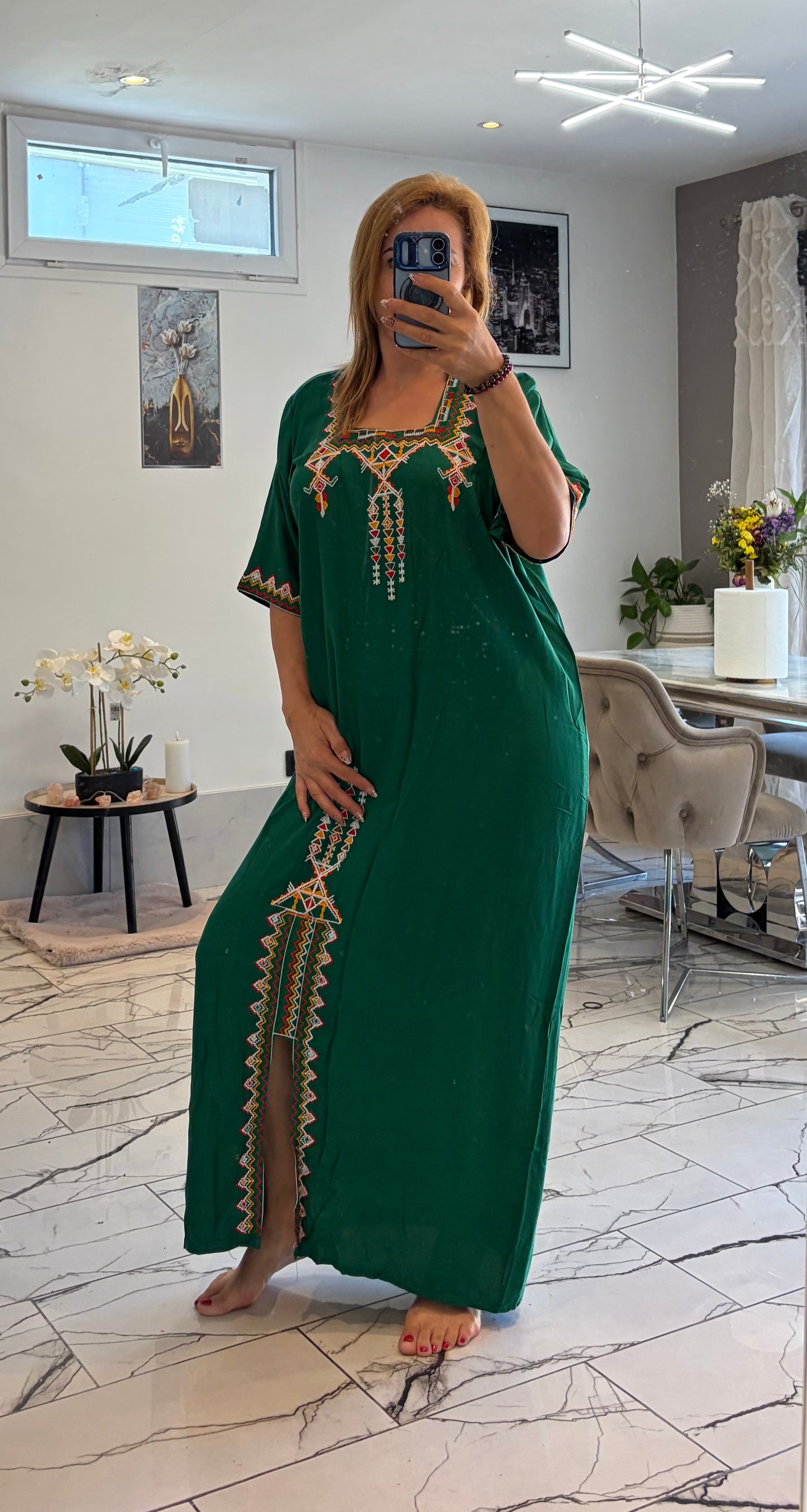 Robes broderie 3/4 taille 36/60