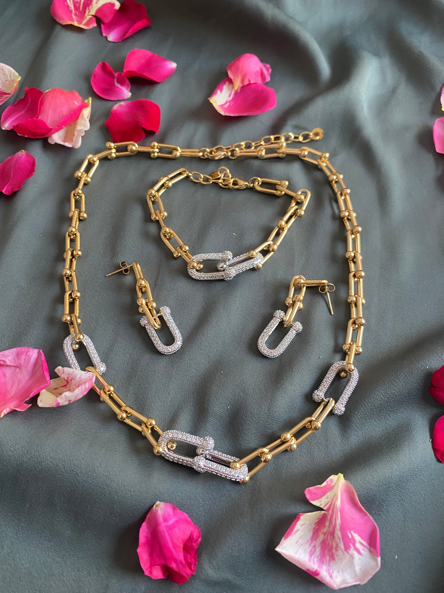 Parure stifany argenté