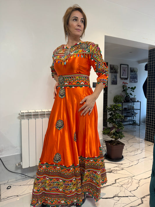 Robes de fête orange ( 36 aux 40)