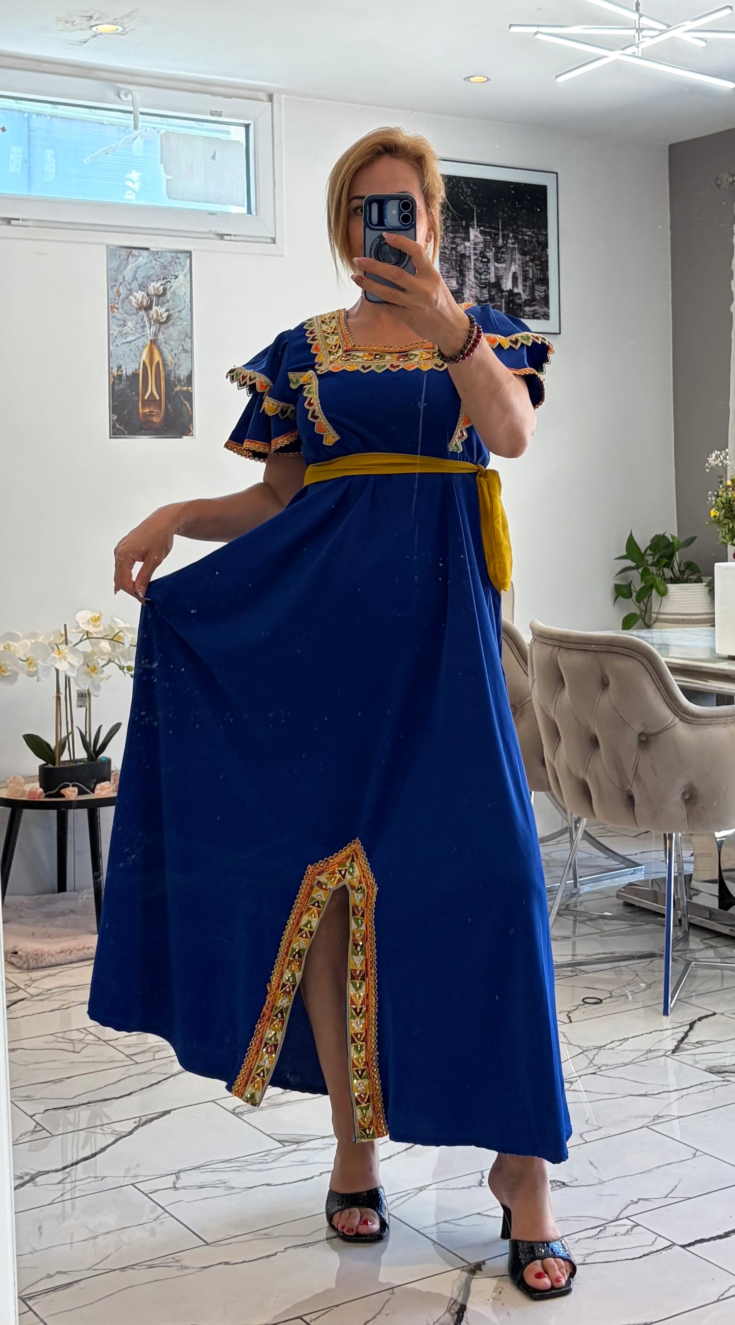 Robe bleue T37/48