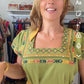 Robes fête brodé grande taille T40/50