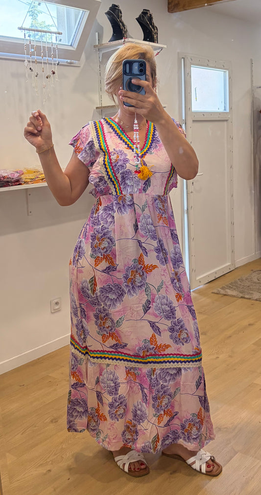 Robes joies de vivre viollet taille 36/48