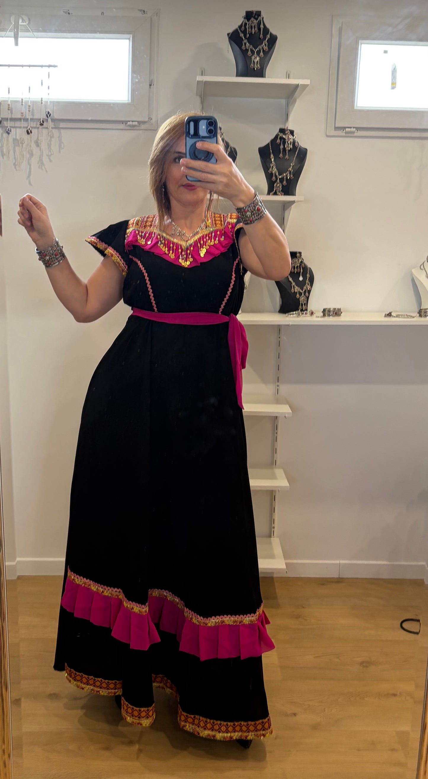 Robe berbère Casandra rose T36/48