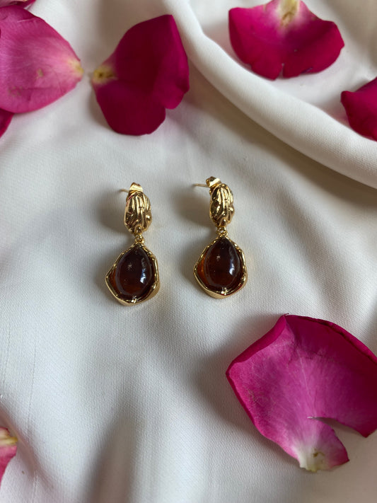 Boucle Pierre  naturel marron