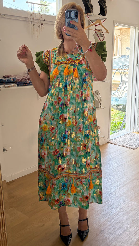 Robes modernes vert T36/46