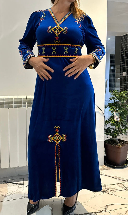 Robes berbères bleus