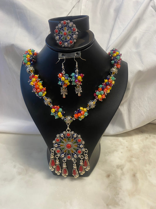 Parure 3 pièce tricolore