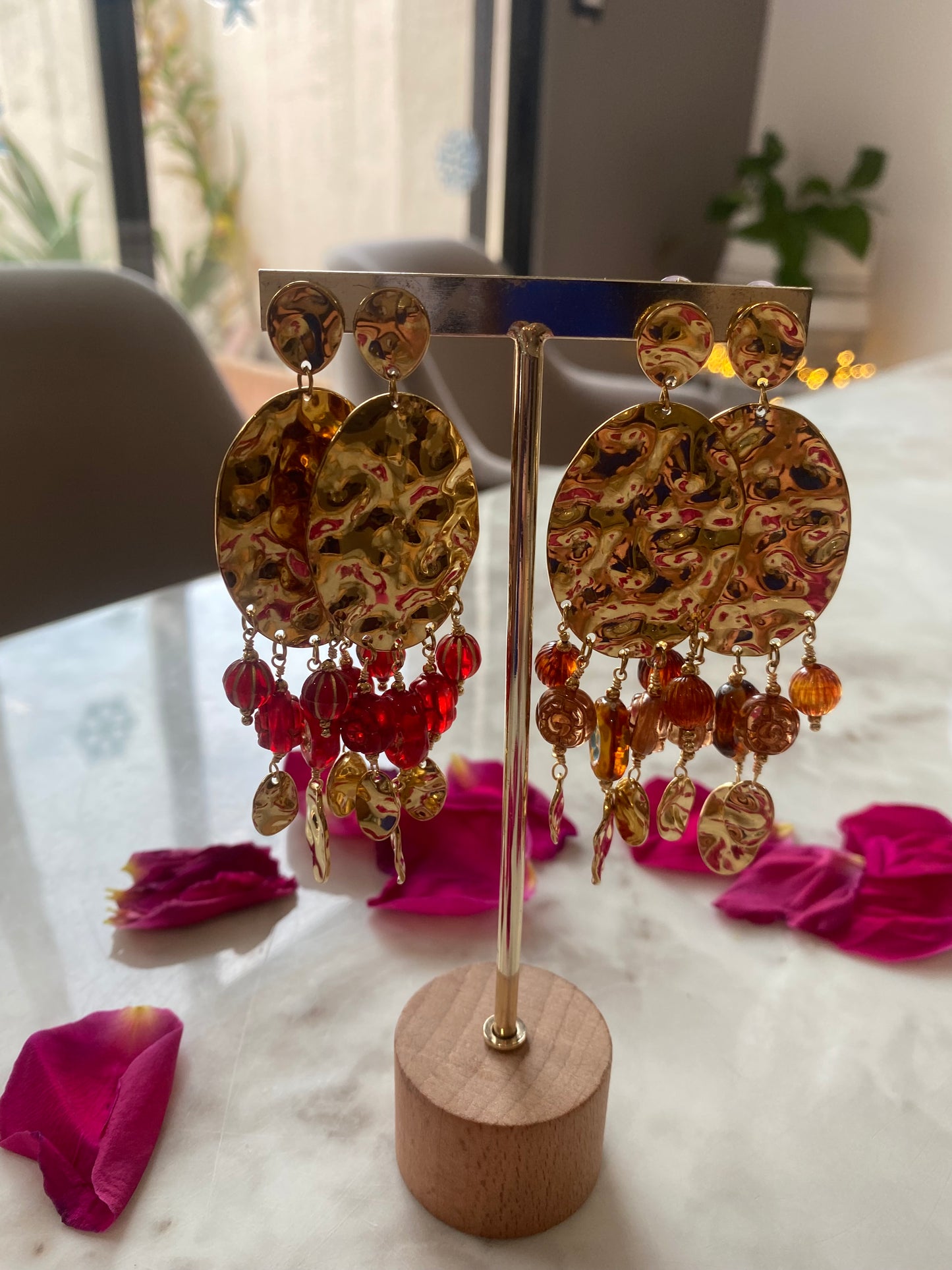 Boucle printemps rouge