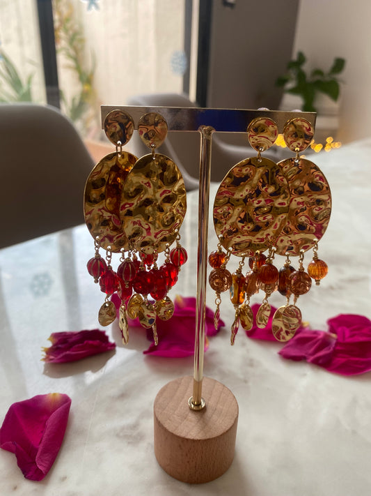 Boucle printemps rouge