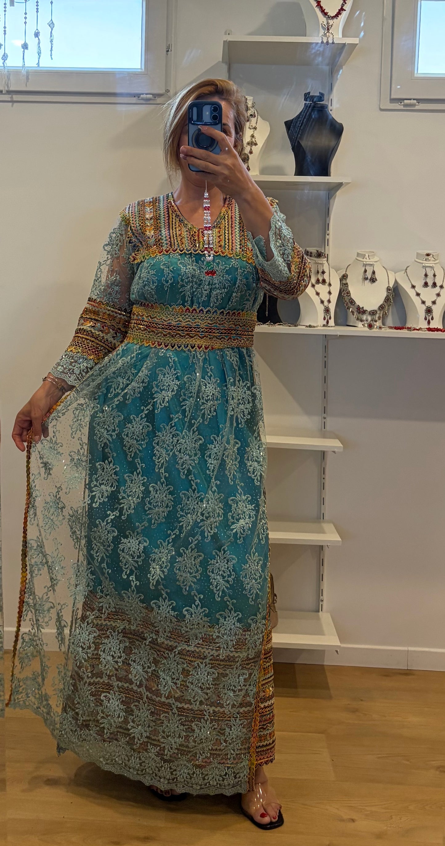 Robe noumidia bleu T36/48