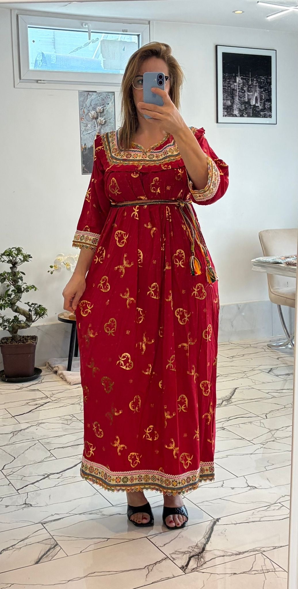 Robes kabyle modèle fleurs