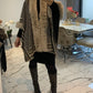 Cape beige fourrure beige