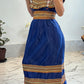 Robe bleu satin français T36/48