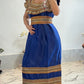Robe bleu satin français T36/48