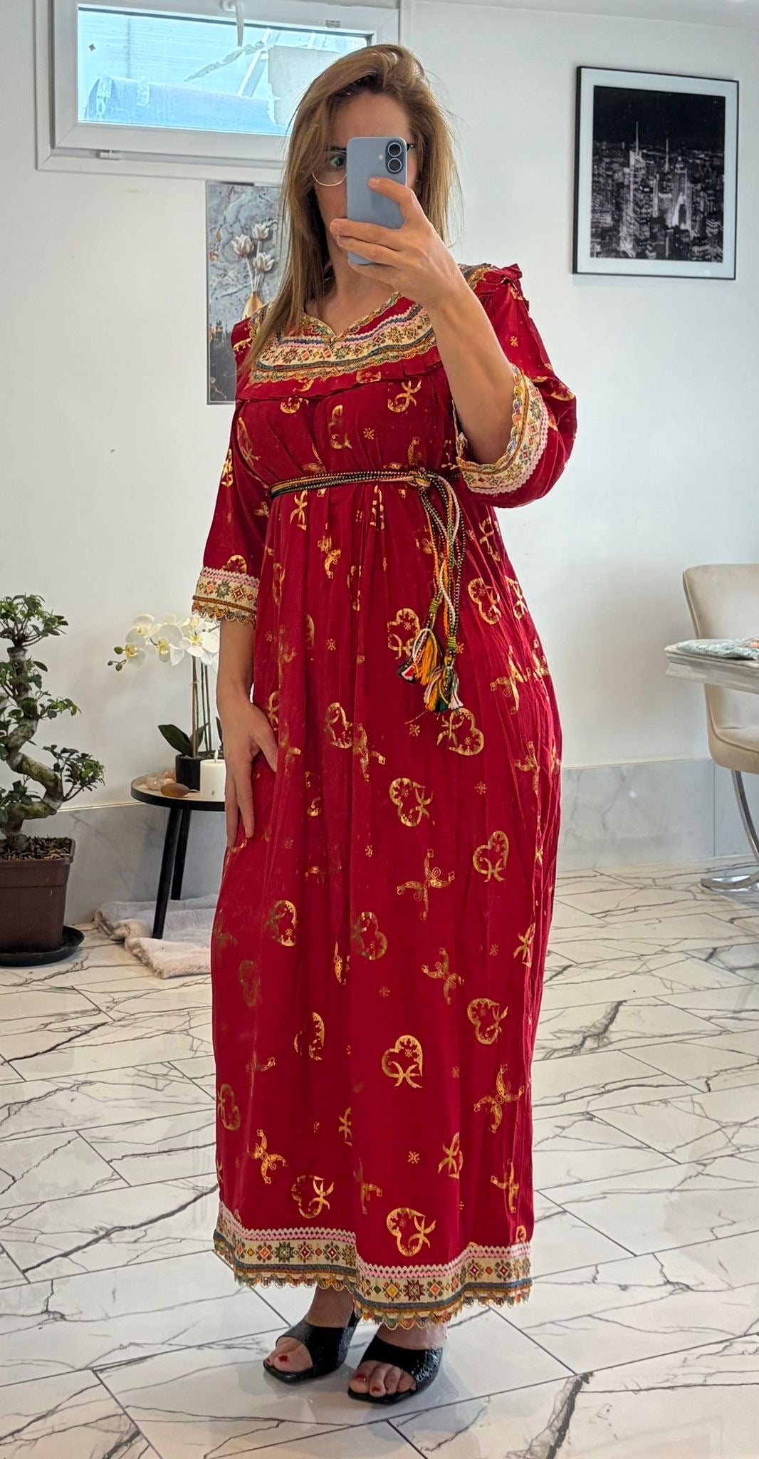 Robes kabyle modèle fleurs