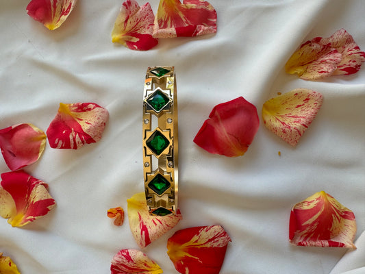 Bracelet d’été perle vert